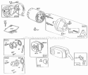 Air Cleaner Grp Diagram and Parts List for 400437-0113-99  Briggs and Stratton Engine
